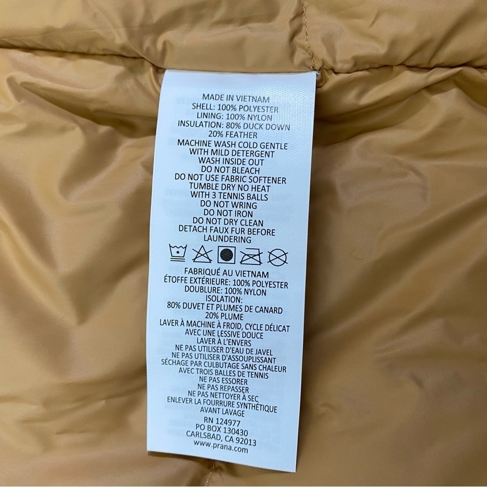 NEW Prana Banajaara Hooded Vest with 650-fill down - Picture 12 of 14